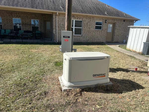 Generac standby generator installed by Adrian Electric